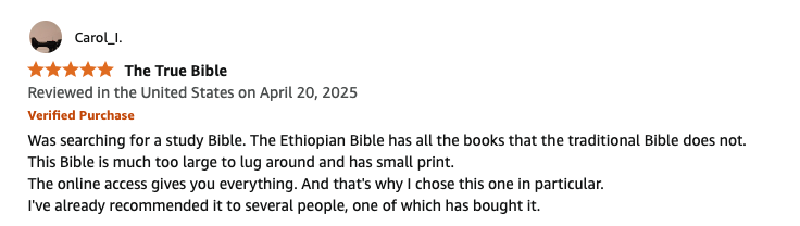 Recensione di Carol su Amazon