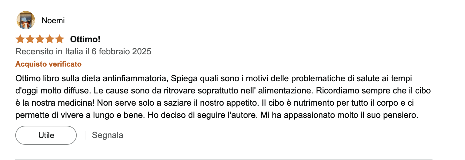 Recensione di Noemi su Amazon